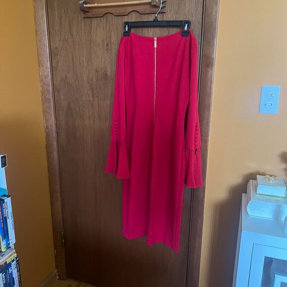 Calvin Klein Red Dress 6 - Picture 3 of 5